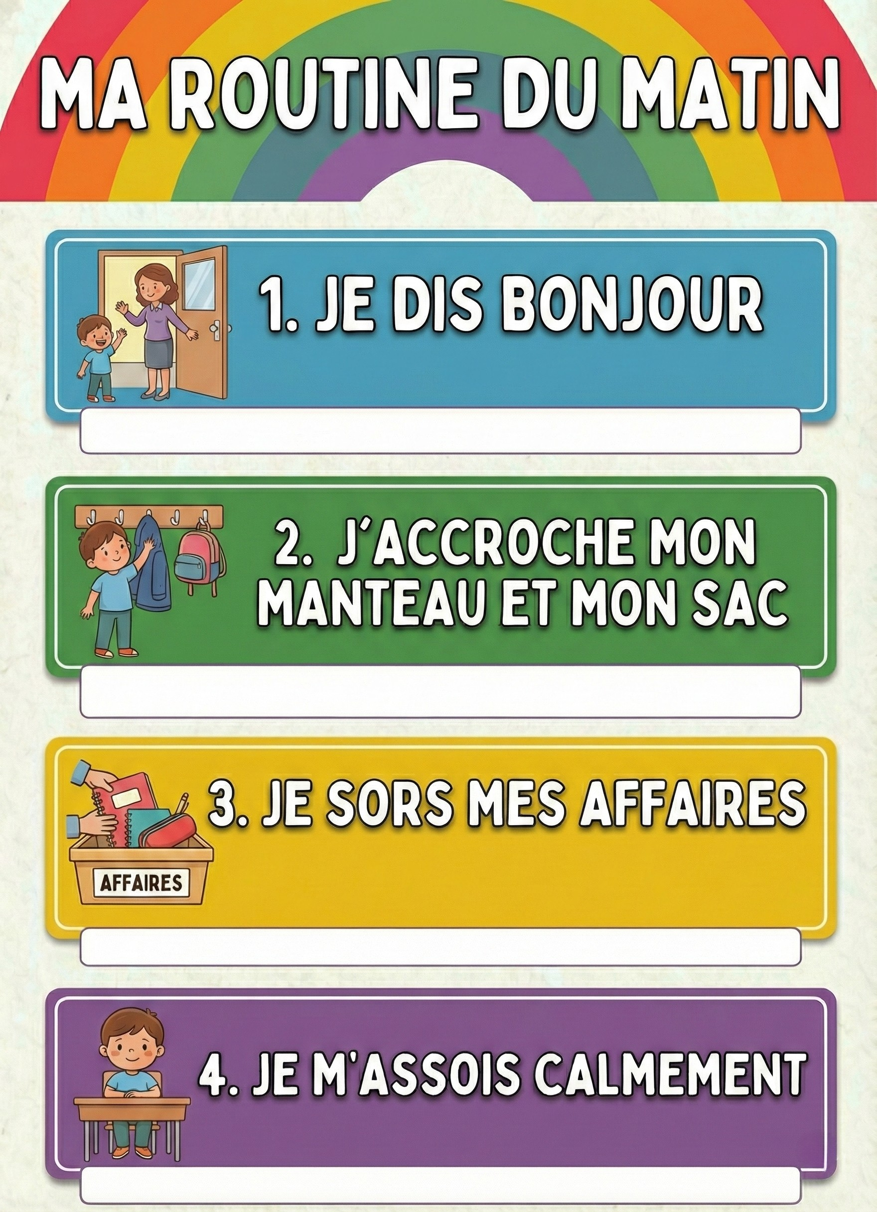 Ma Routine du Matin