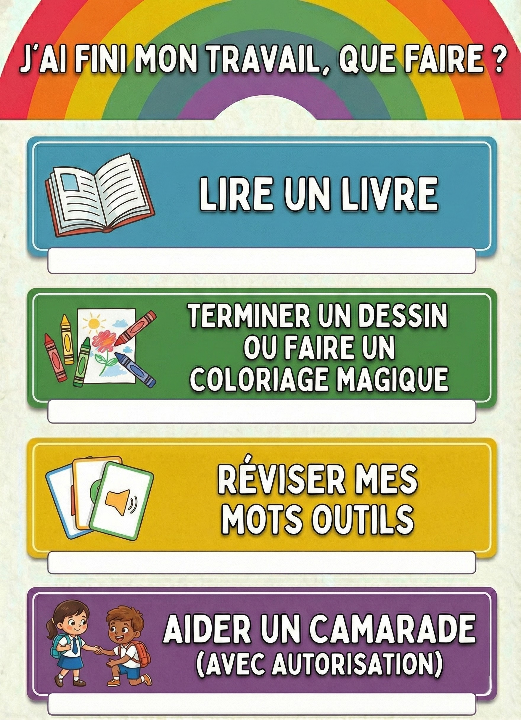 Travail fini